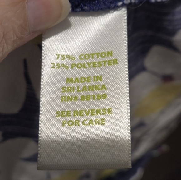 Lilly Pulitzer The Original Resort Fit Bright Navy Look Lady Daisy Capri Pants - Picture 9 of 13